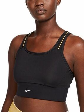 Nike Black Pocket Sports Bra Sz. L